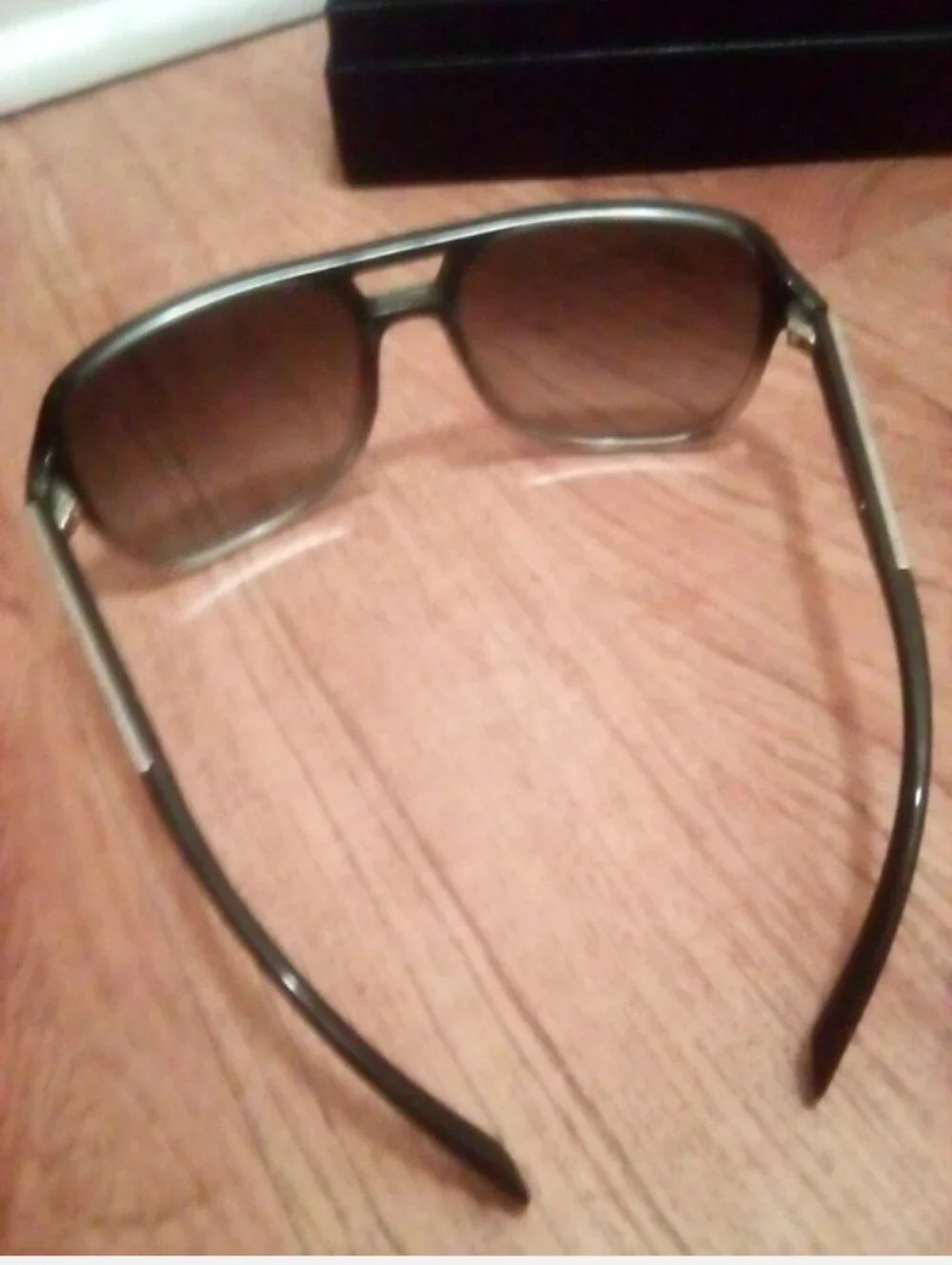 Prada Oversized Tortoiseshell Acetate Aviator Sunglasses